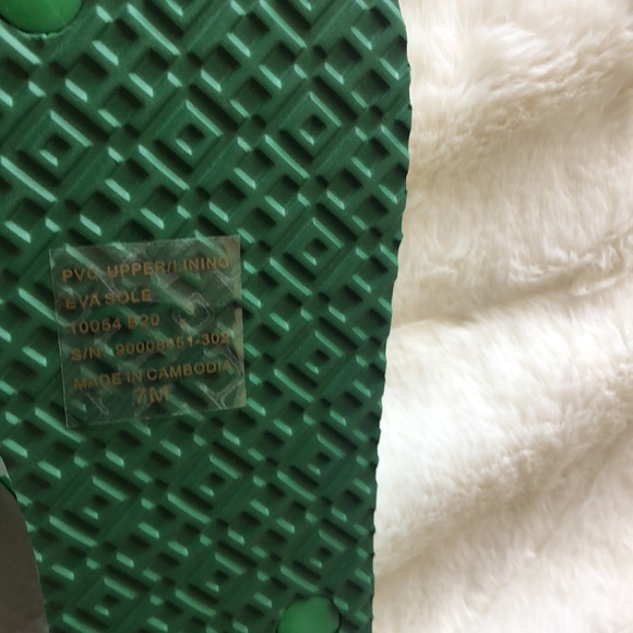 🏷$98| LAST PAIR⚡️Tory Burch NWT Emerald Green Flip Flops(SOLD OUT ONLINE) - Picture 6 of 9